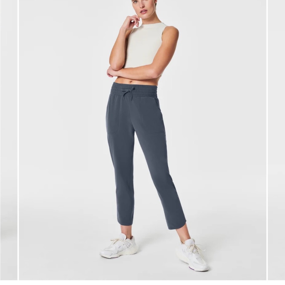 NWT Spanx On the Move Tapered Pants 1x Dark Storm